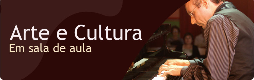 banner arte em classe de aula